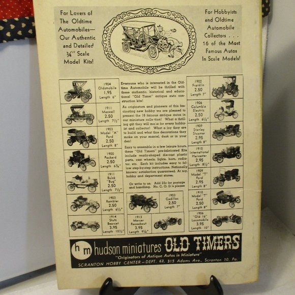 Vintage 1951 Oldtime Old Time Auto Automobile CAR Book Fawcett  Paperback - Picture 2 of 11